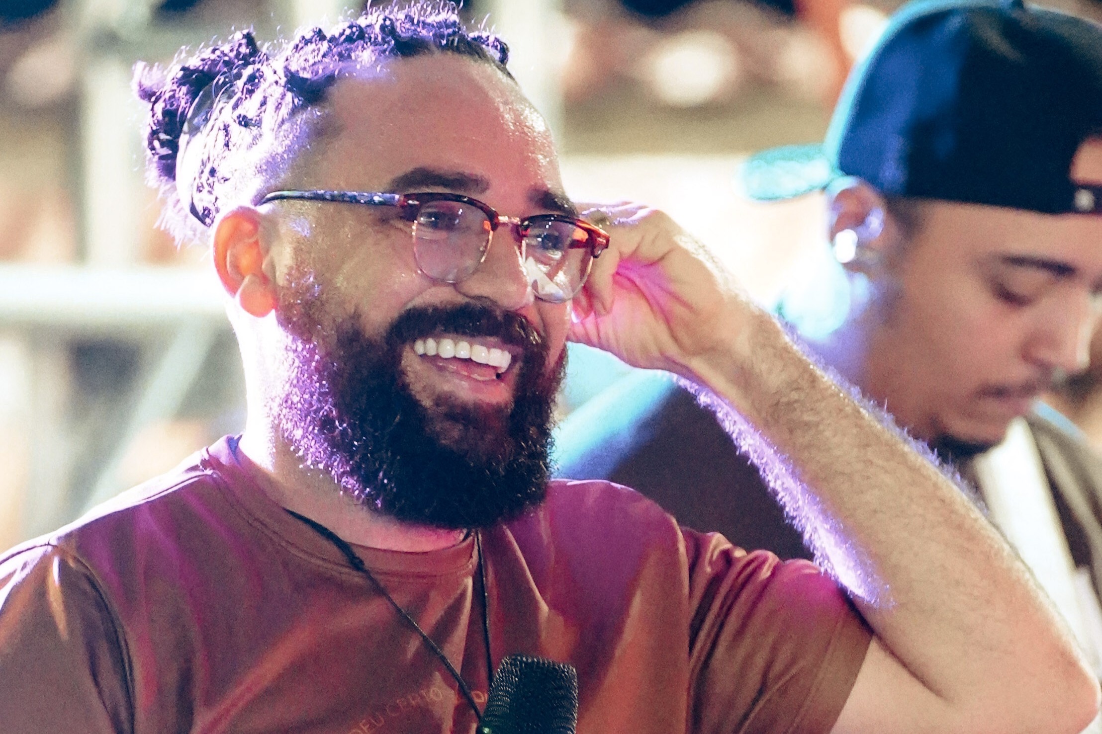 O cantor gospel Jhonny Salvação. Foto: Daniel Dandan.