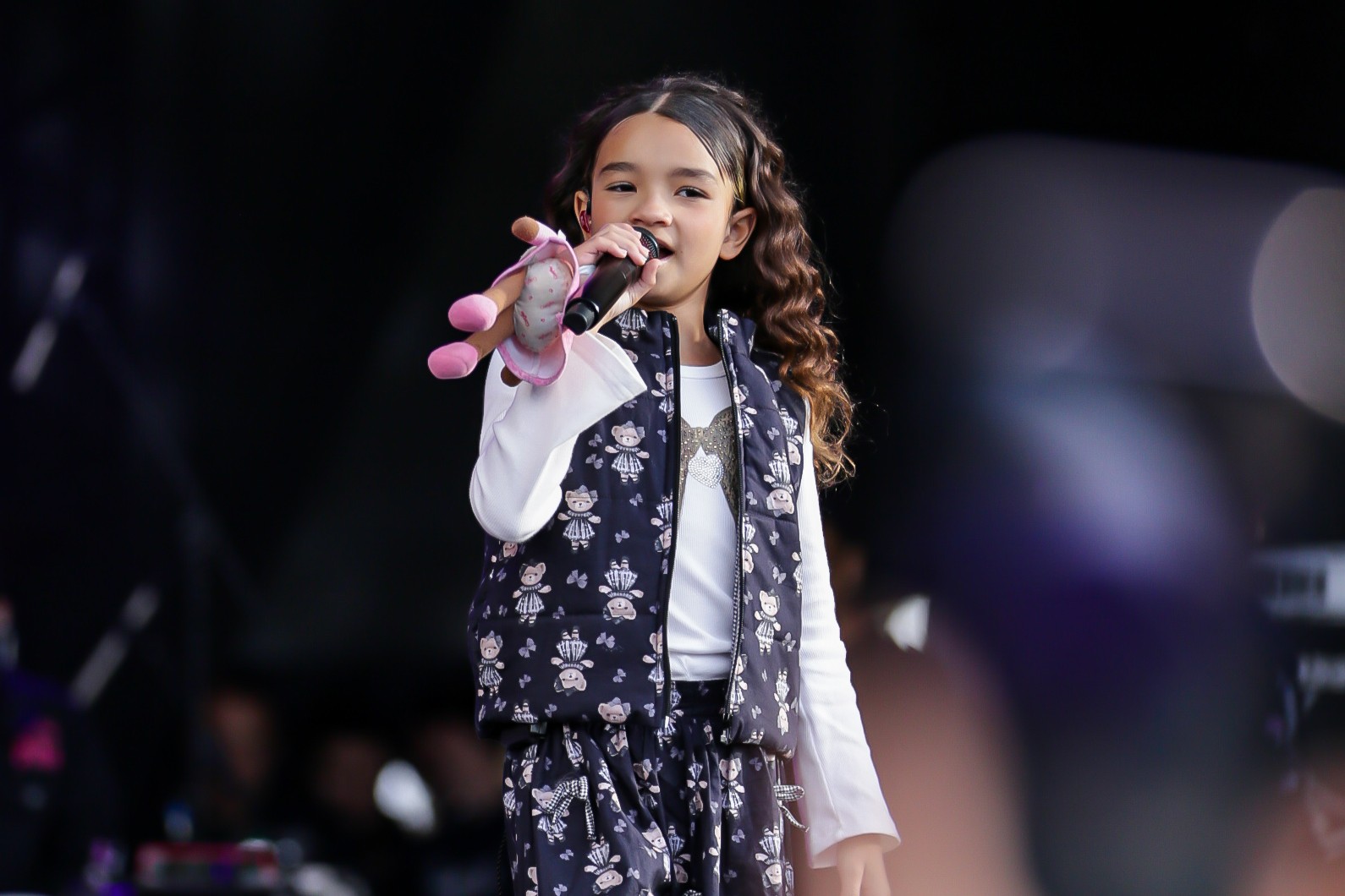 A cantora Maria Pita. Foto: Matheus Santos.