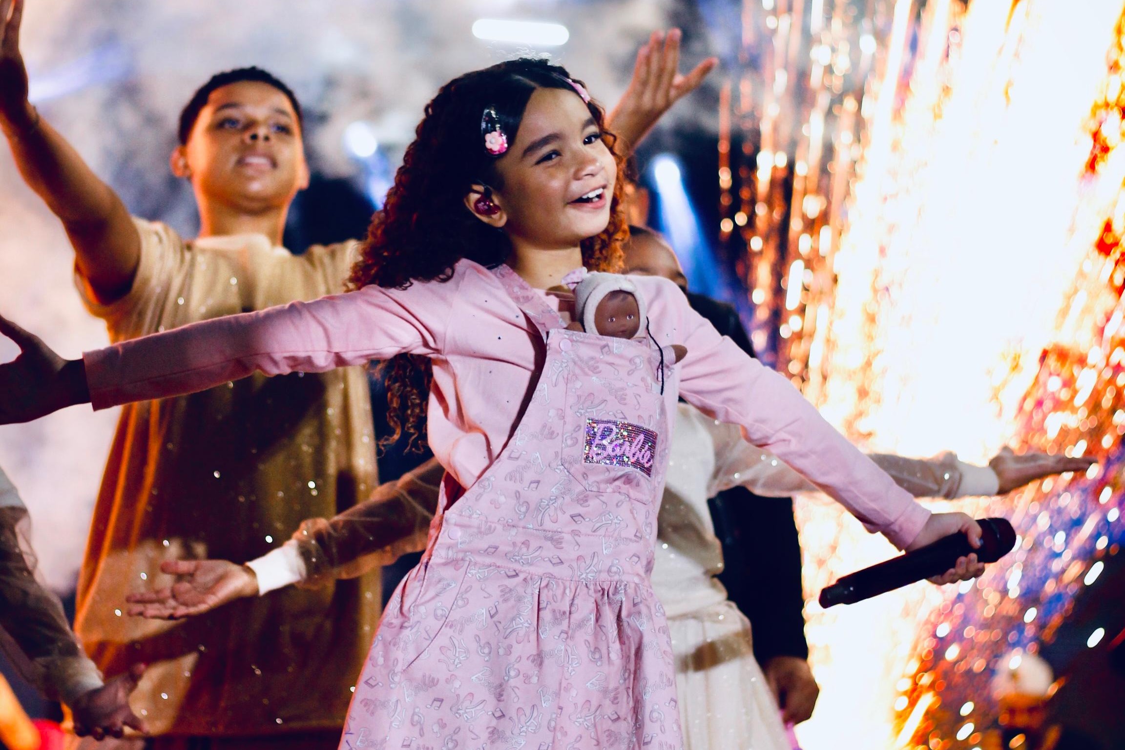 A cantora gospel mirim Maria Pita. Foto: Divulgação.