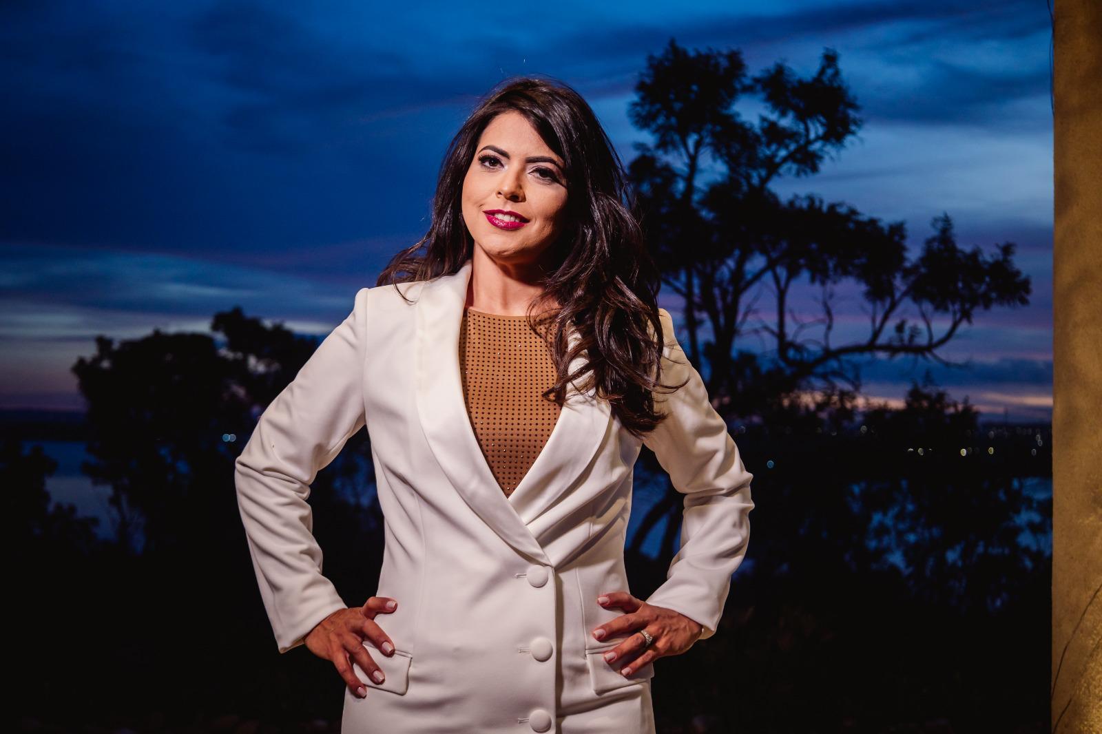 A cantora Liliane Delgadillo. Foto: Divulgação.