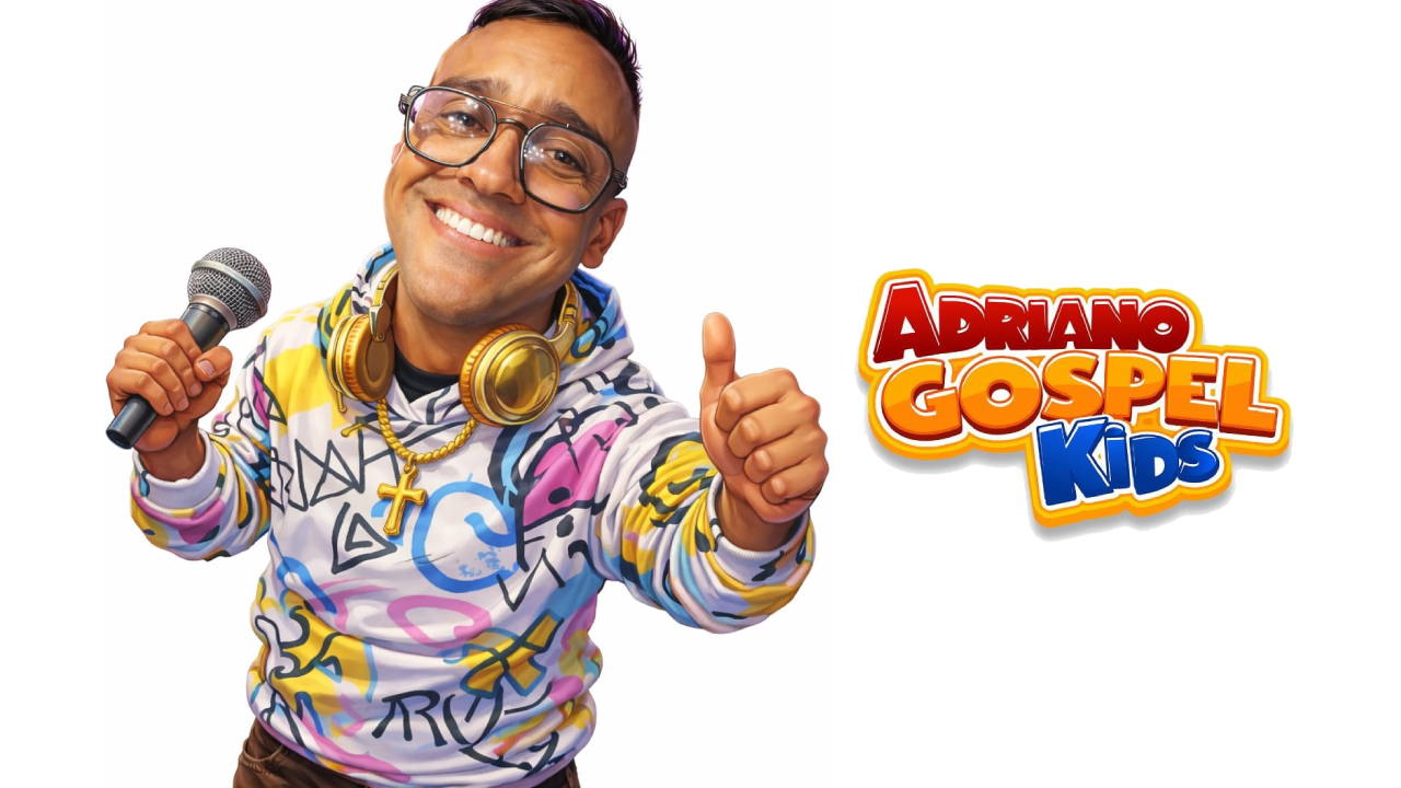 O cantor Adriano Gospel Kids. Foto: Divulgação.