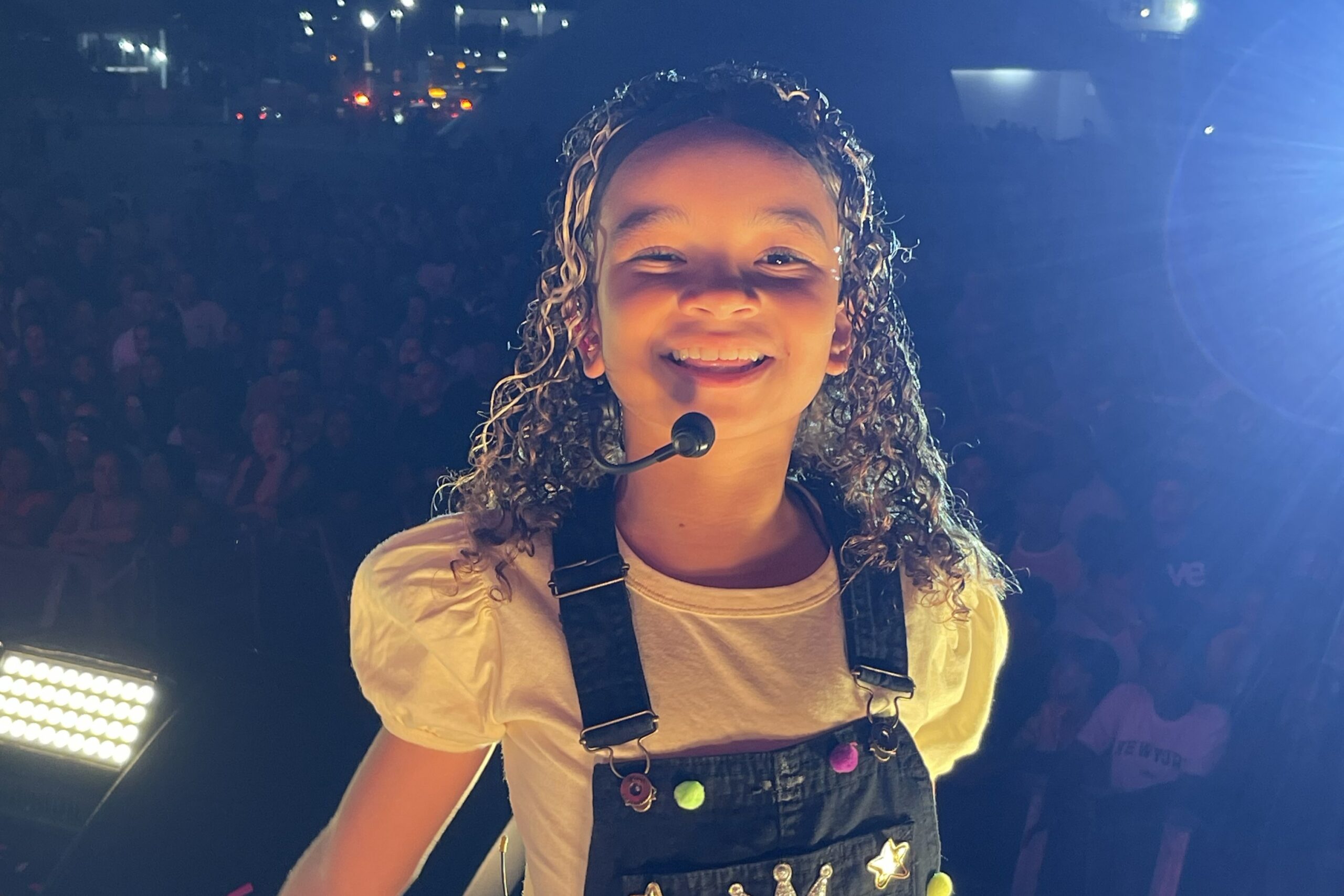 A cantora Maria Pita na Marcha pra Jesus de Niteroi. Foto: Divulgação.